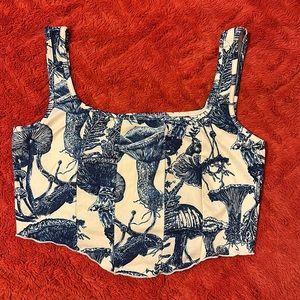 Mushroom crop top 🍄